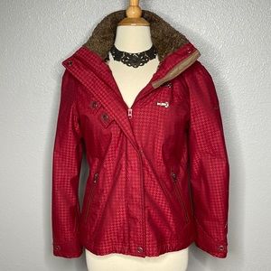 Like new red medium Columbia women’s jacket